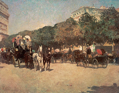 Grand Prix Day Childe Hassam